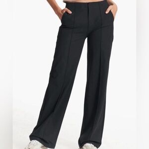 Vuori Meta Black Wide Leg Pants